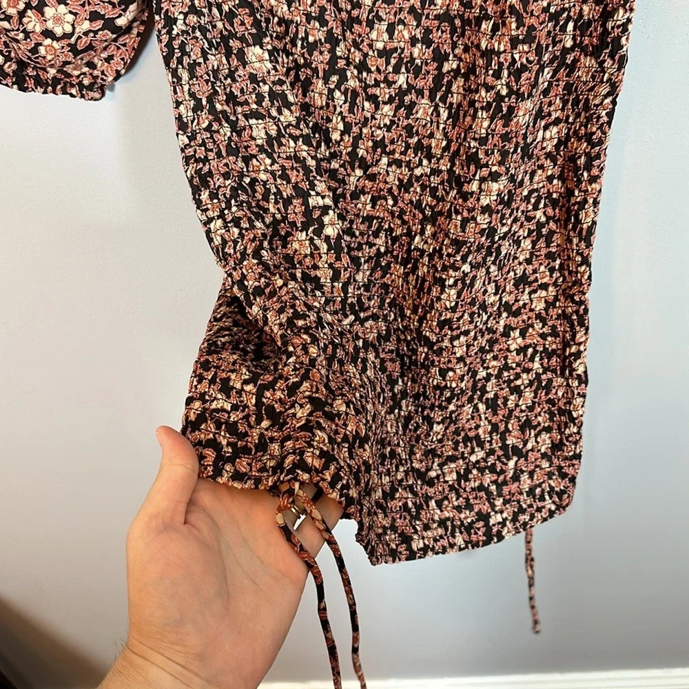 Jessica Simpson Kentucky Derby Floral Smocked Dress Size Small NWT - Picture 6 of 7